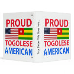 Proud Togolese American binders