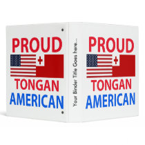 Proud Tongan American Binder