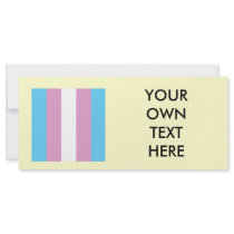 Proud Transexual Rack Card Template