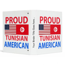 Proud Tunisian American Vinyl Binders