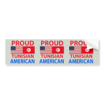 Proud Tunisian American Bumper Stickers