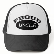 Proud Uncle (Black) Mesh Hats