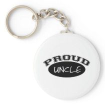 Proud Uncle (Black) Key Chain