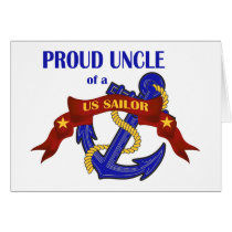Proud Uncle of a US Sailor cards