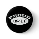 Proud Uncle (White) buttons by AuntandUncleGifts Proud Uncle (White) buttons