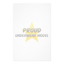 Proud Underwear Model Customized Stationery
