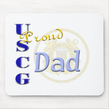 Proud USCG Dad Mousepads