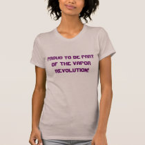Proud Vapor Revolution (purple lettering) T Shirt t-shirts