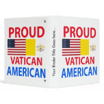 Proud Vatican American binders