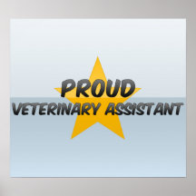 Proud Veterinary Assistant Poster
