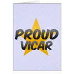 Proud Vicar Greeting Cards