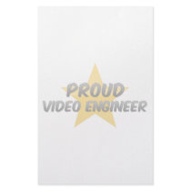 Proud Video Engineer Personalized Stationery