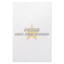 Proud Video Game Designer Stationery Design