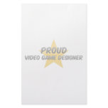 Proud Video Game Designer Stationery Design