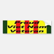 Proud Viet Nam Veteran Bumper Sticker