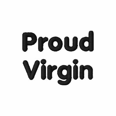 Proud Virgin Embroidered Shirt | Zazzle