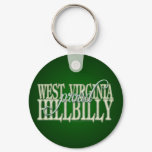 Proud West Virginia Hillbilly Keychain