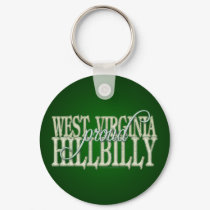 Proud West Virginia Hillbilly Keychain by Curious_Dreams Proud West Virginia Hillbilly Keychain