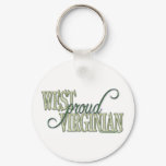 Proud West Virginian Keychain