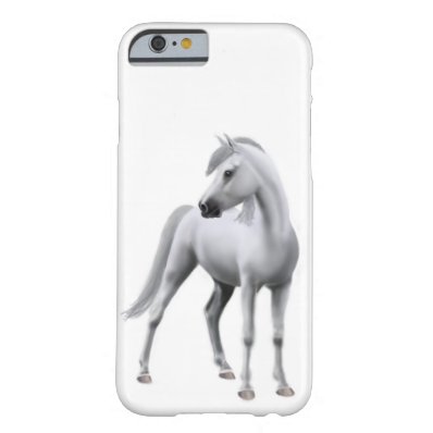 Proud White Arabian Horse iPhone 6 Case