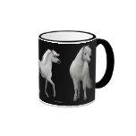 Proud White Horses Mug