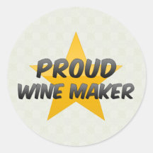 Proud Wine Maker Stickers