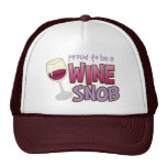 Proud Wine Snob Hat