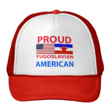 Proud Yugoslavian American Mesh Hat