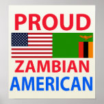 Proud Zambian American posters