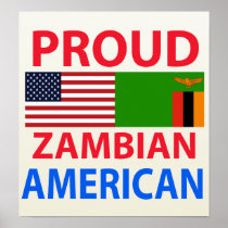 Proud Zambian American Print