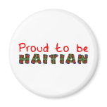 proudhaitian01r fridge magnet