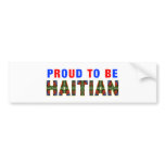 proudhaitian03 bumper stickers
