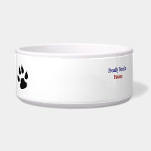 Proudly Born In Panama Dog Bowl