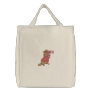 Proudly Canadian Beaver Embroidered Tote Bag