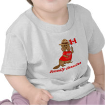 Proudly Canadian Beaver T Shirts