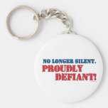 Proudly Defiant 2 Key Chain