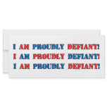 Proudly Defiant 3 Rack Card Design