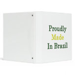 Proudly Made In Brazil Binders