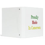 Proudly Made In Cameroon 3 Ring Binders