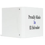 Proudly Made In El Salvador Vinyl Binders