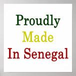 Proudly Made In Senegal posters