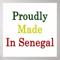 Proudly Made In Senegal Print