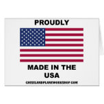 Proudly Made In The USA Greeting Cards