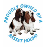 Proudly Owned By A Basset Hound Tshirt