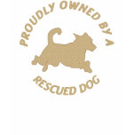 Proudly Owned By A Rescue Dog 28 Tee Shirt