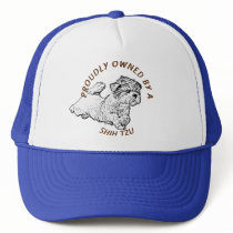 Proudly Owned by a Shih Tzu hats