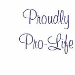 Proudly Pro-Life - Womens Fitted T-Shirt Proudly Pro-Life - Womens Fitted T-Shirt
