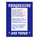 PROUDLY PROGRESSIVE postcard postcards