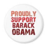 Proudly Support Obama Magnet