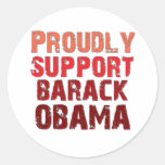 Proudly Support Obama Sticker